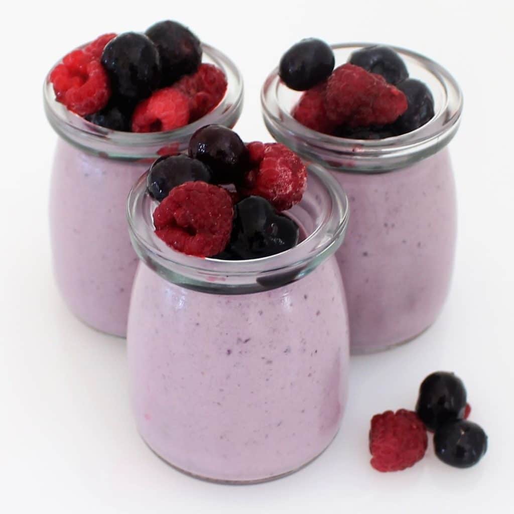 Blueberry Panna Cotta