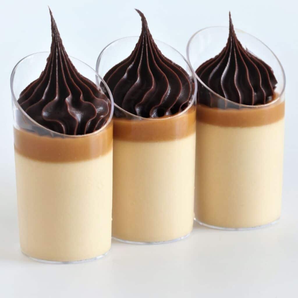 Caramel Chocolate Panna Cotta