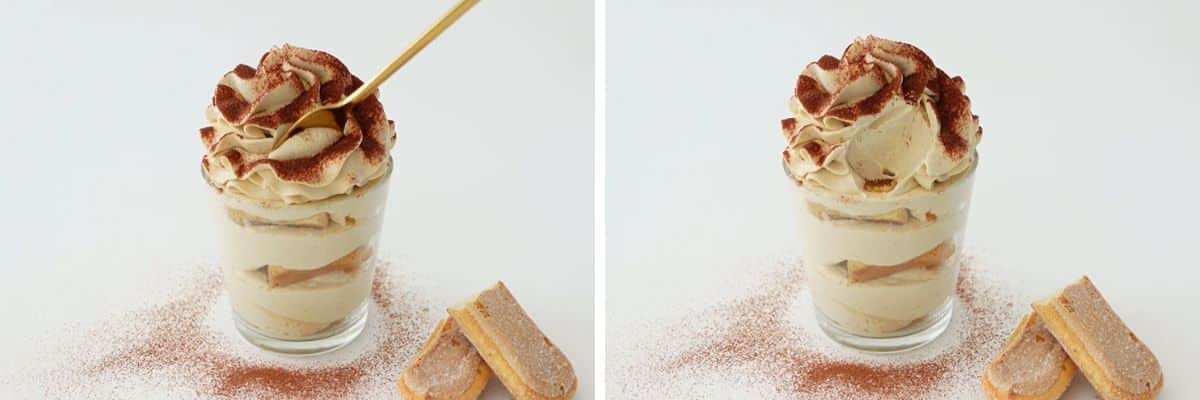 Caramel Coffee Latte Parfait Serve