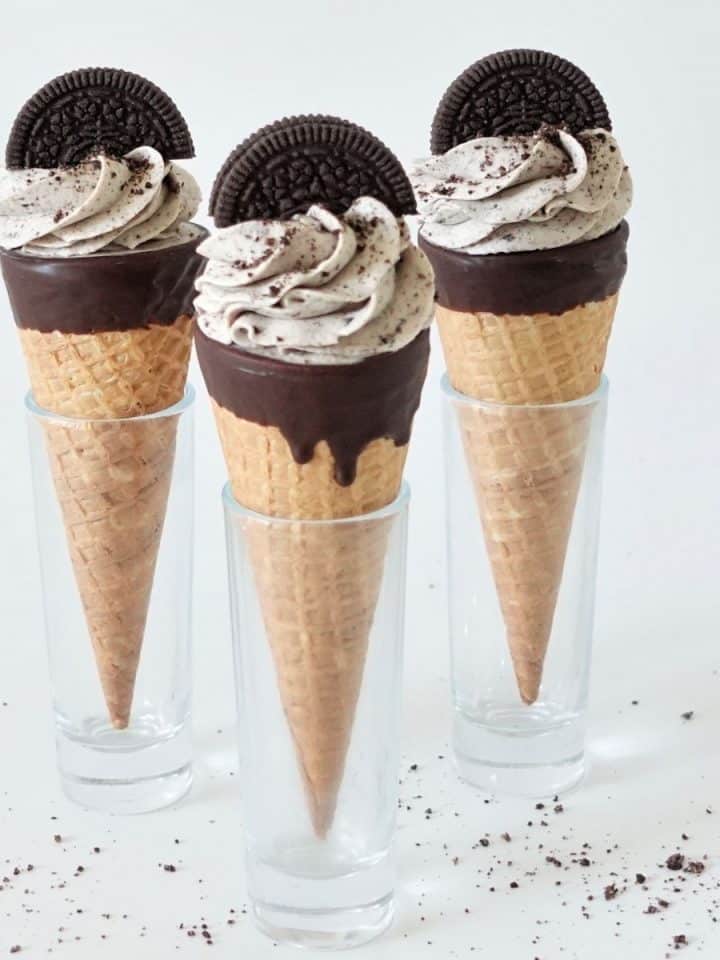 Cheesecake Waffle Cones