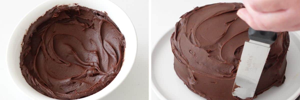 Chocolate Fudge Frosting decorating
