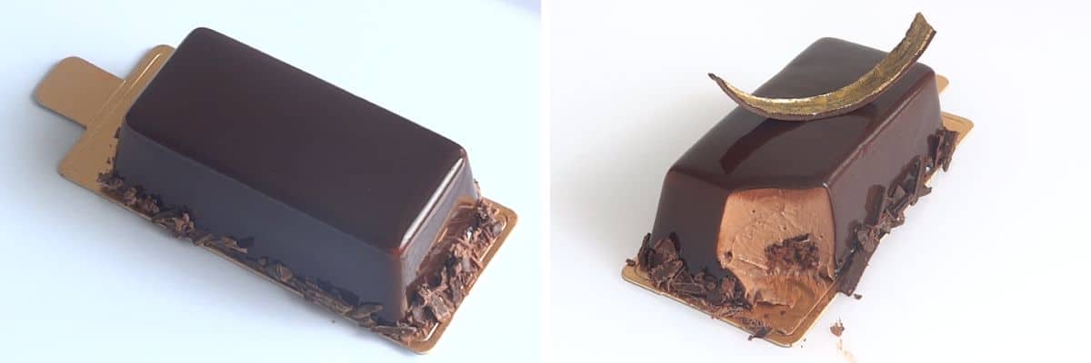 Chocolate Mousse Gold Garnish (1)