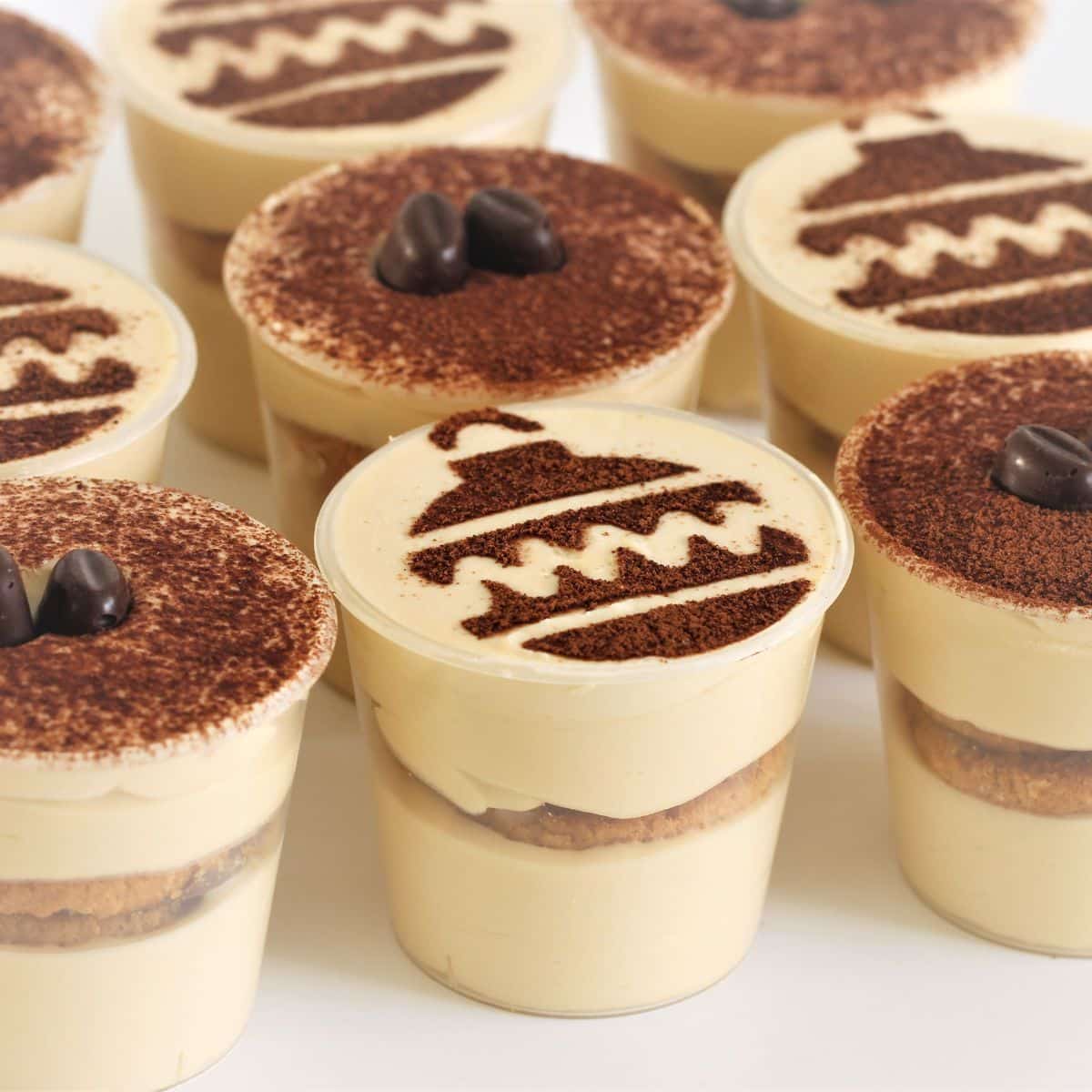 Christmas Coffee Cheesecake Dessert Cups