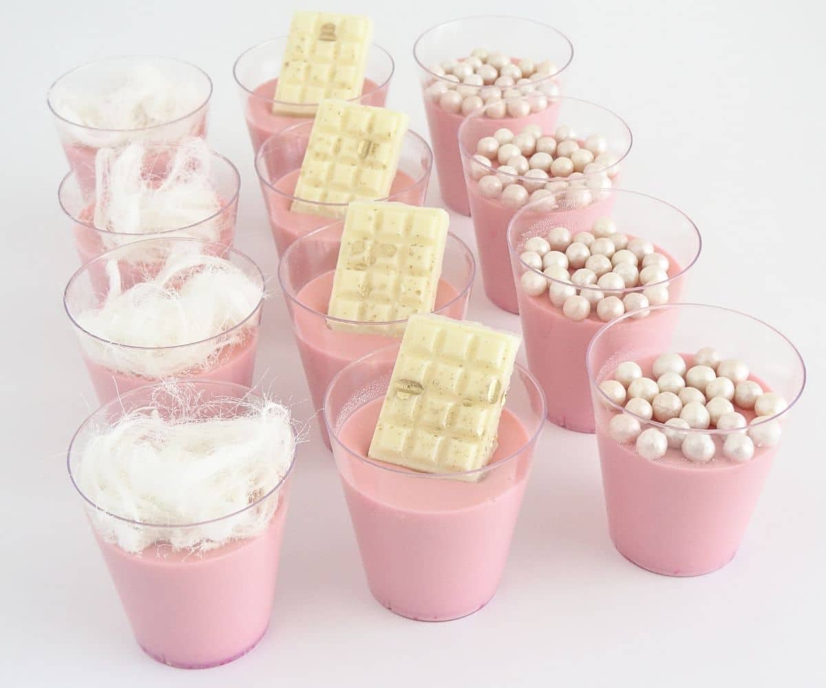 Cotton Candy Panna Cotta Cupcake Savvy