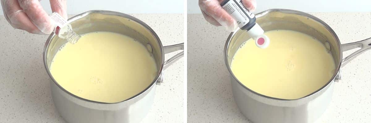 Cotton Candy Panna Cotta Flavour and Colour