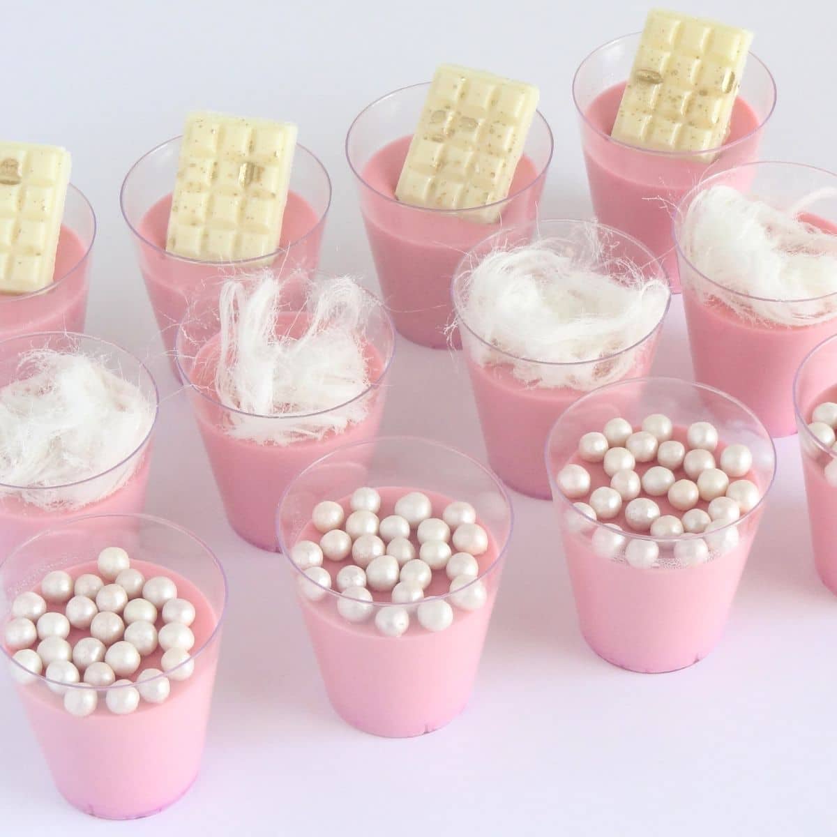 Cotton Candy Panna Cotta