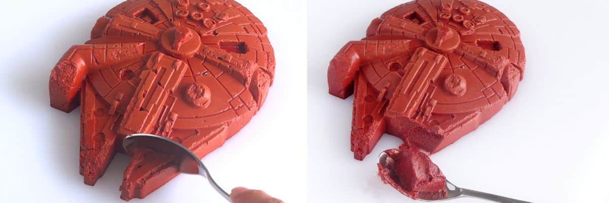 Millennium Falcon Red Velvet Chocolate thaw (1)