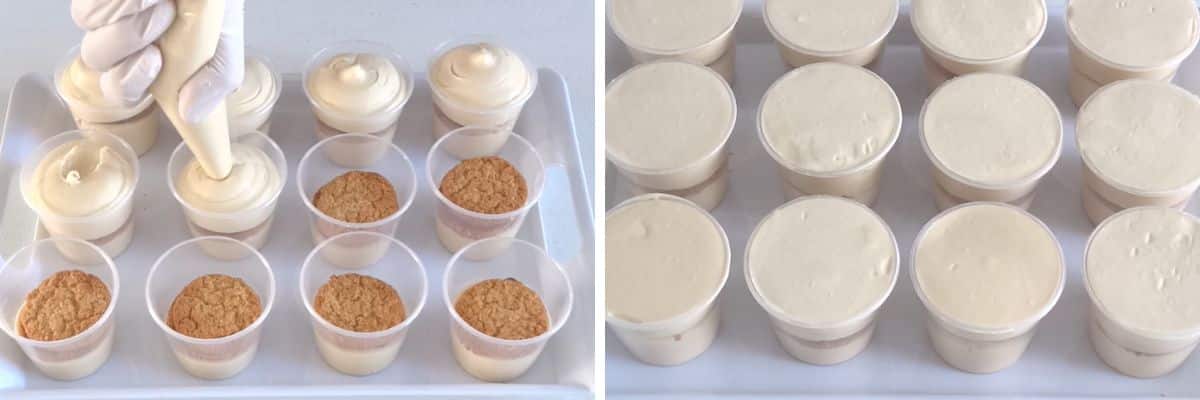 Mini Christmas Coffee Cheesecake Dessert Cups (3)