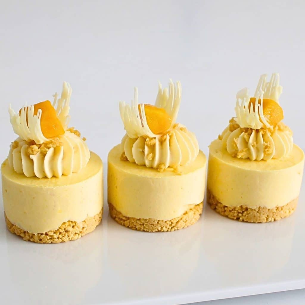 Mini Mango Cheesecakes 1