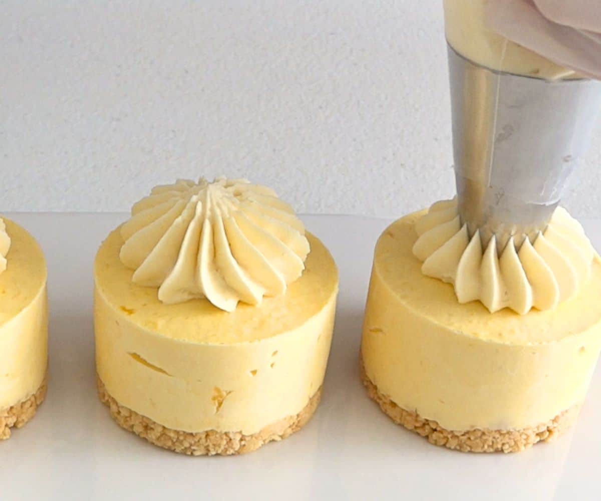 Mini Mango Cheesecakes Garnish Cupcake Savvy