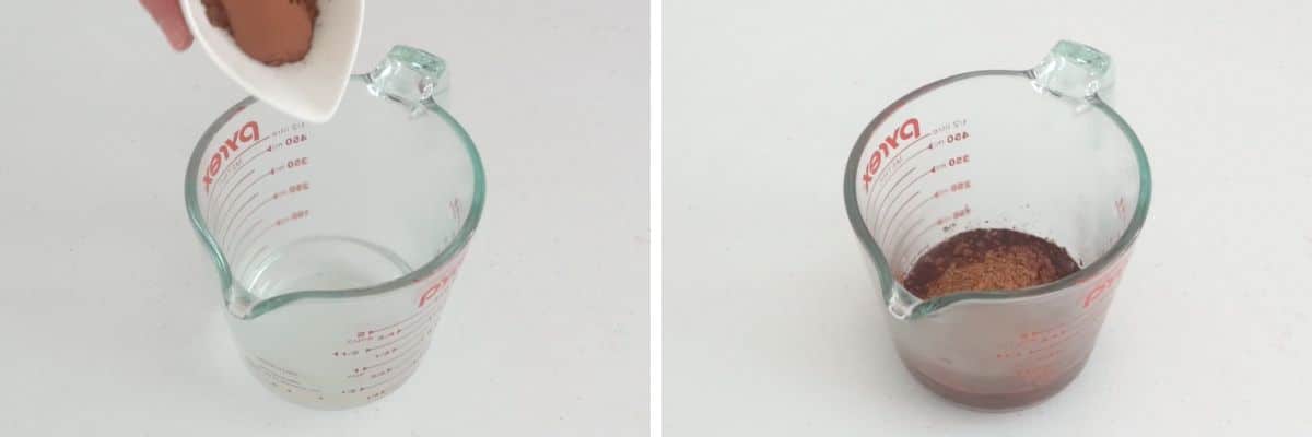 Mocha Buttercream Process