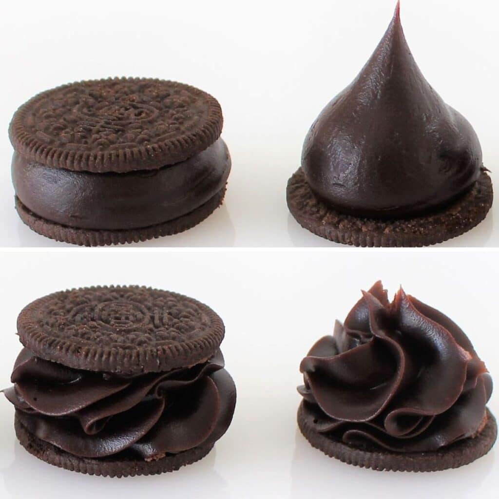Oreo Cookie Ganache Sandwiches