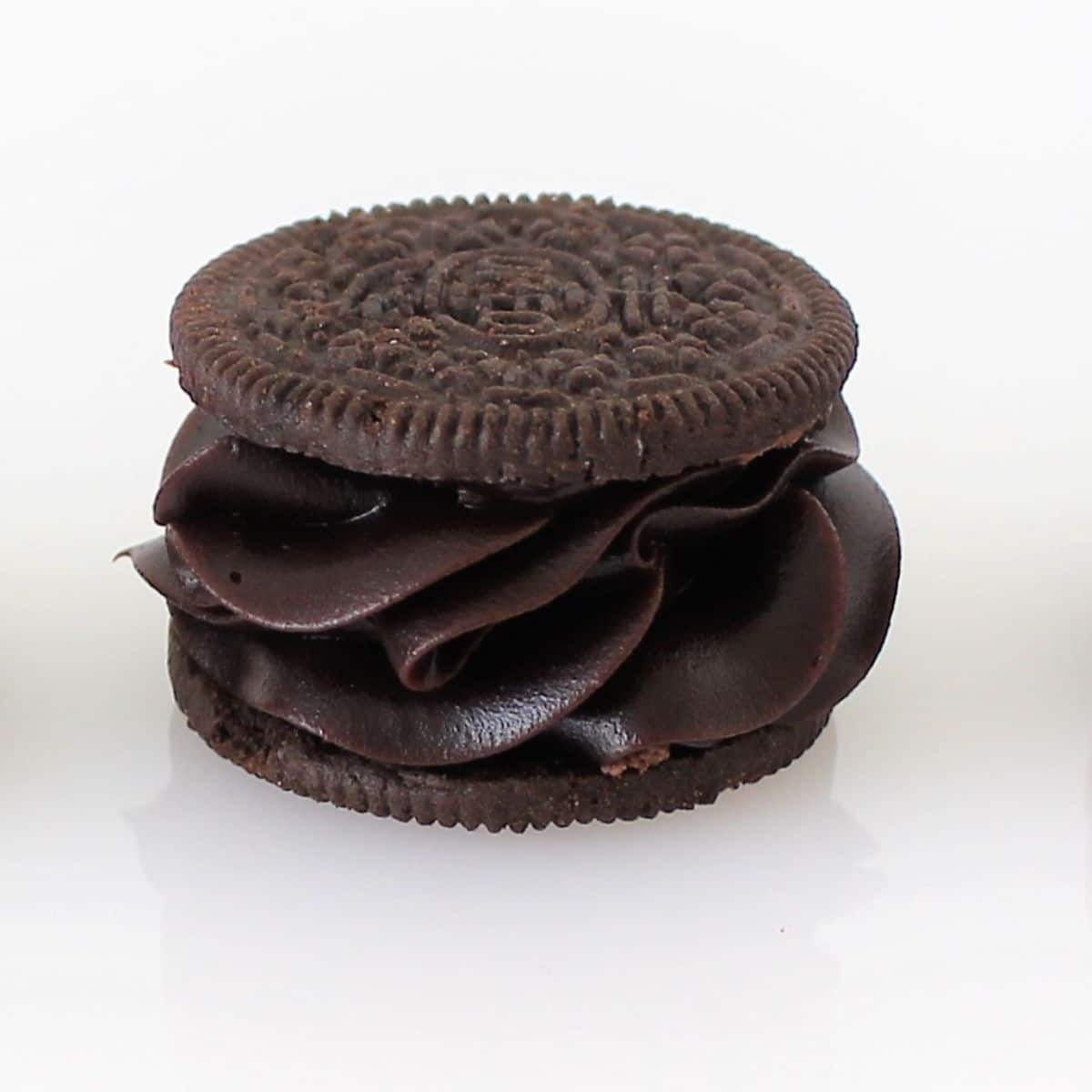 Oreo Ganache Cookie Sandwiches