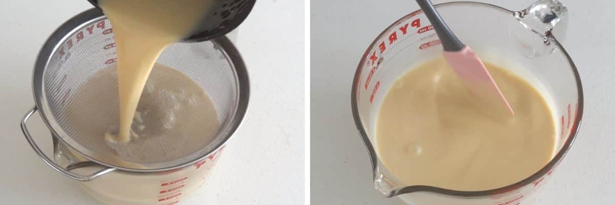 Panna Cotta Caramel Cooling