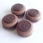 Stamped Chocolate Dessert Decorations
