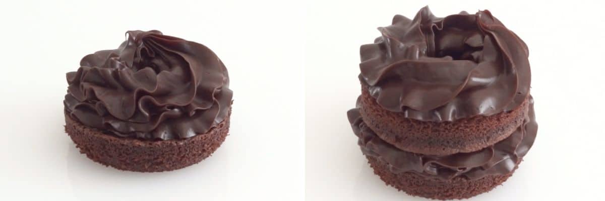 brownie donuts truffle stack