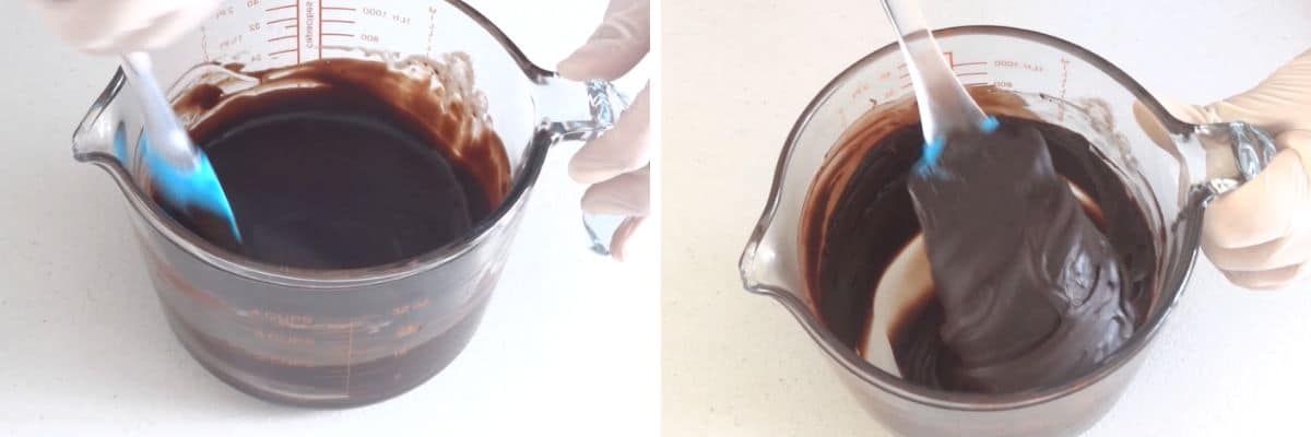 chocolate mousse chocolate cones ganache