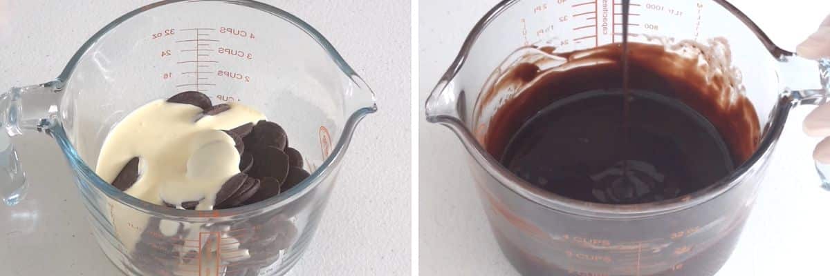 chocolate mousse ganache base