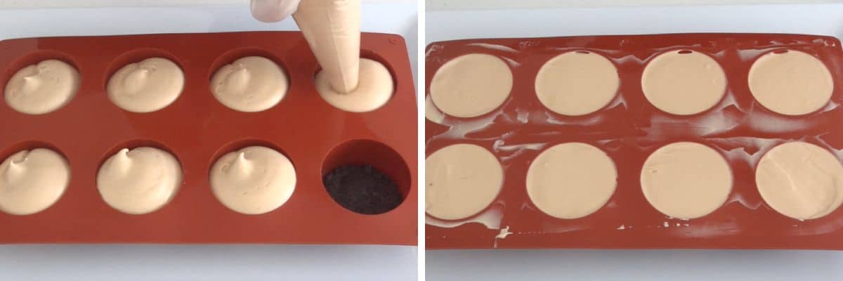 mini mars bar cheesecakes assembly