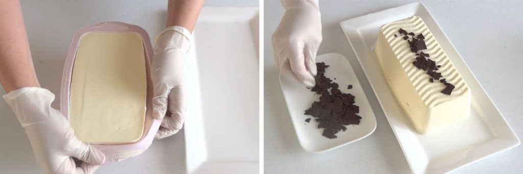 viennetta vanilla ice cream garnish 2