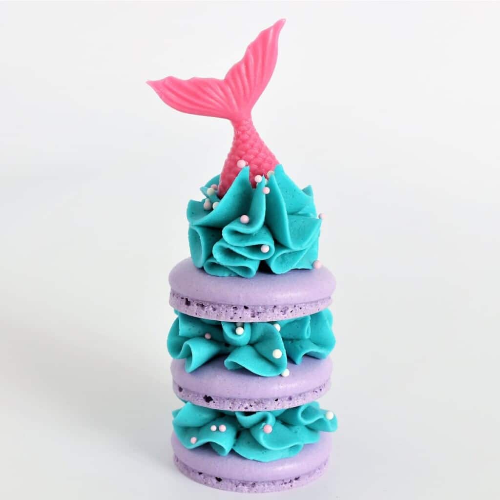 Mermaid French Macaron Recipe Cupcake Savvy