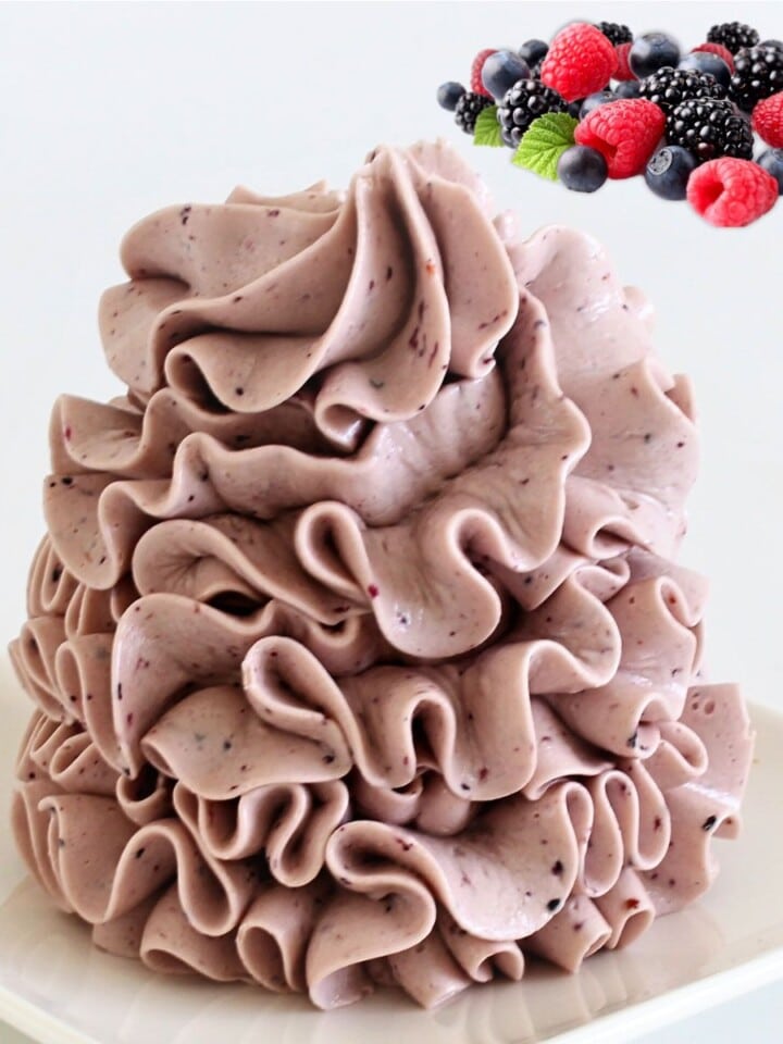 Mixed Berry Condensed Milk Buttercream Cupcake Savvy