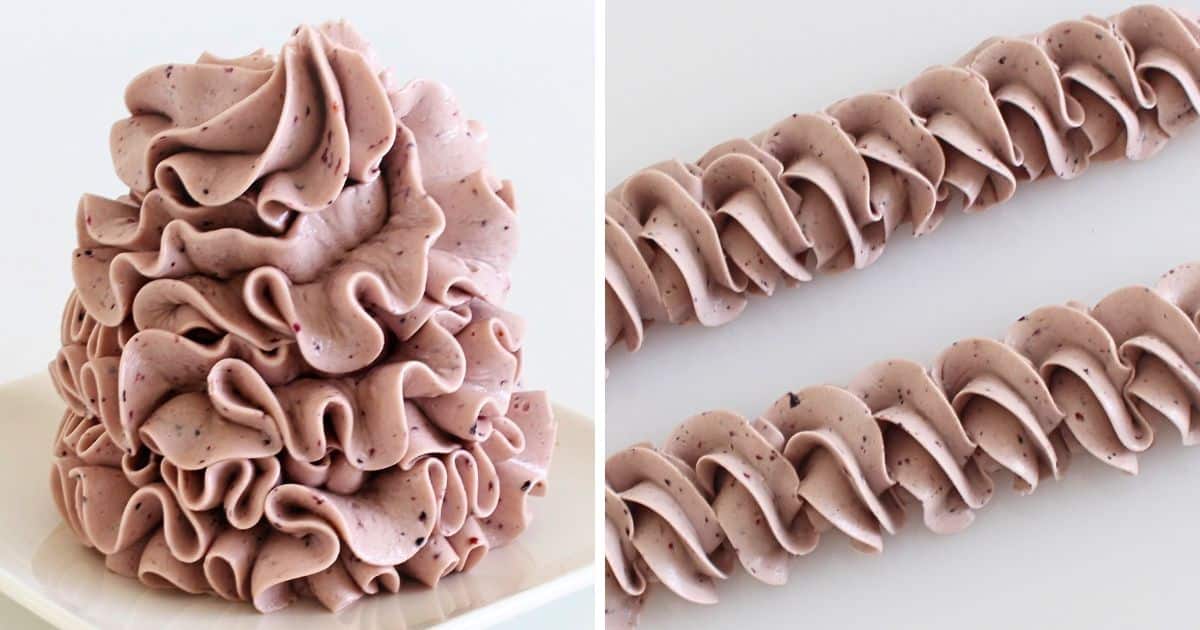 Mixed Berry Condensed Milk Buttercream