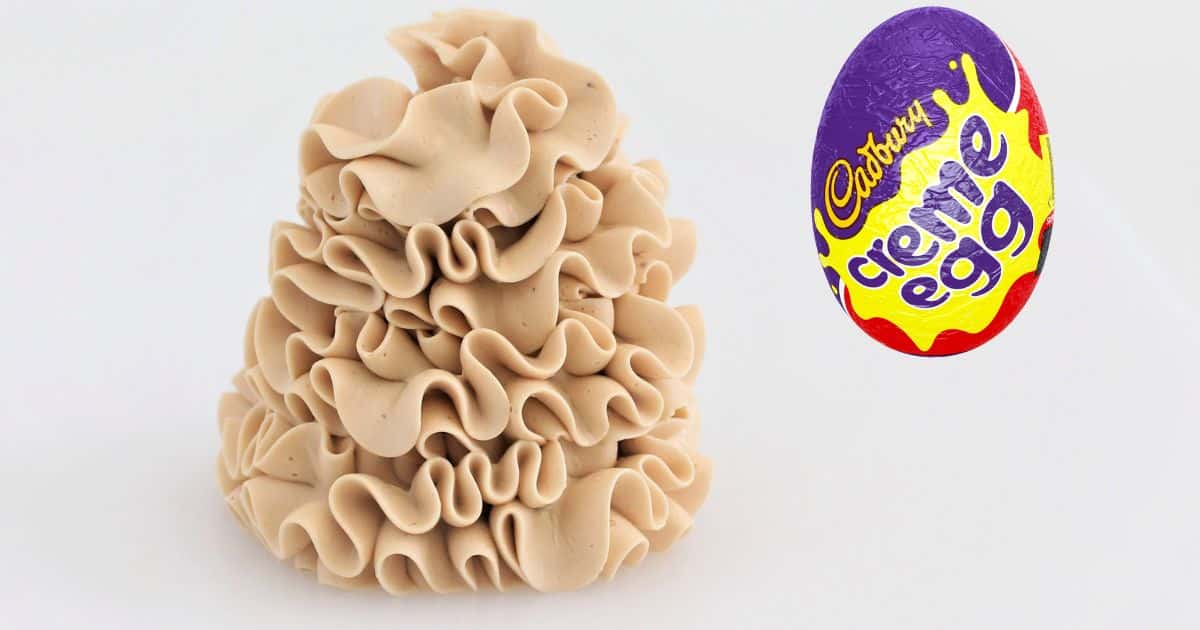 Cadbury Creme Egg Buttercream Cupcake Savvy
