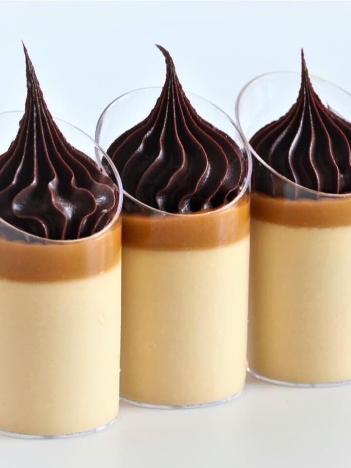 Caramel Chocolate Panna Cotta Cupcake Savvy