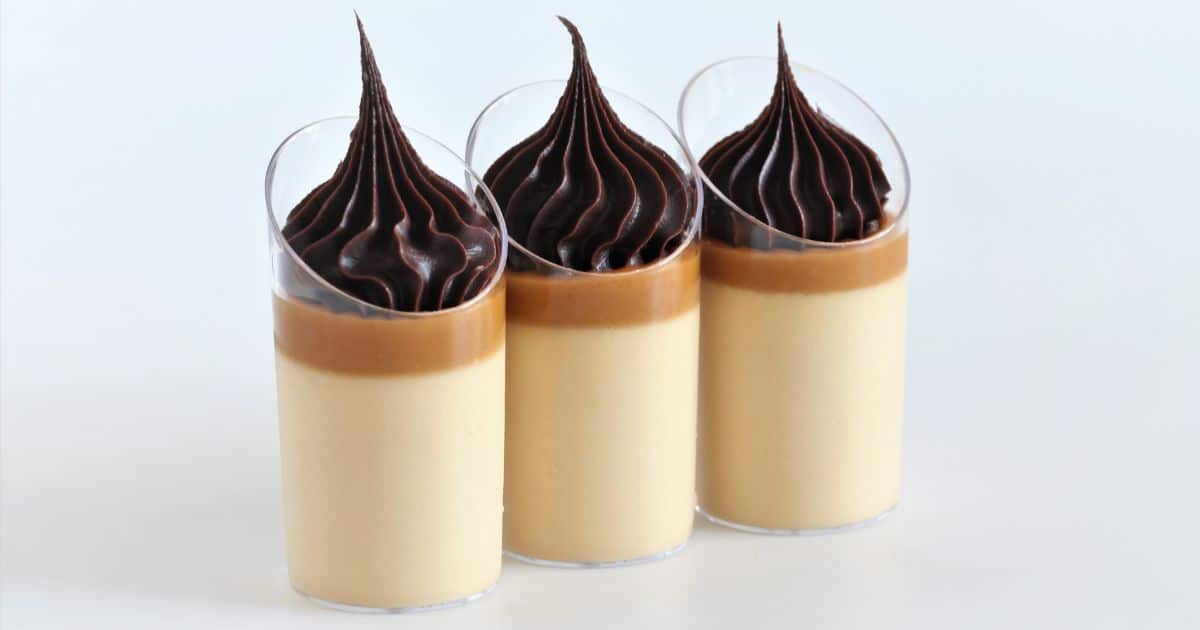 Caramel Panna Cotta With Chocolate Truffle Cupcake Savvy