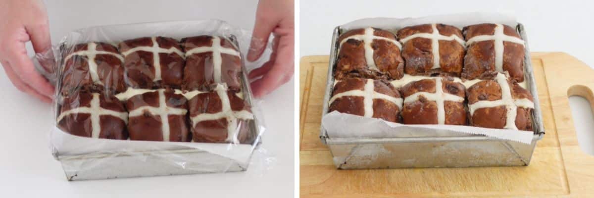 Hot Cross Bun Ice Cream Sandwiches Cupcake Savvy (5)