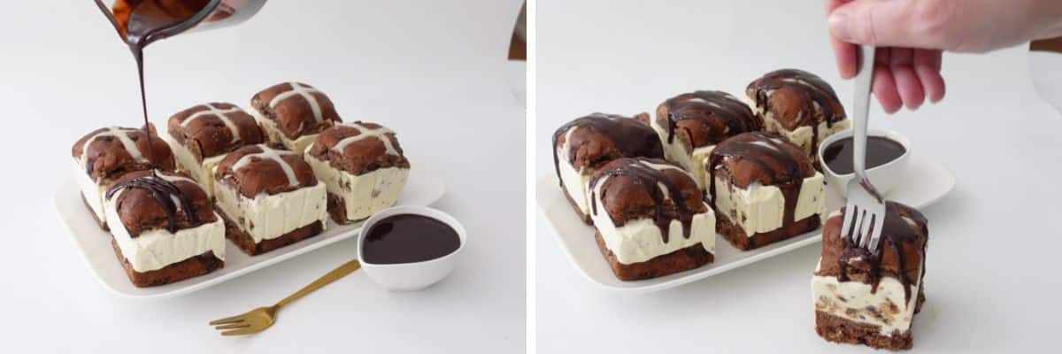 Hot Cross Bun Ice Cream Sandwiches Cupcake Savvy (8)