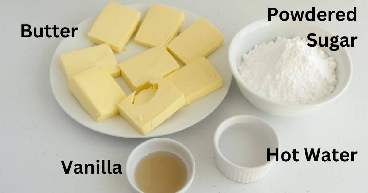 Ingredients No Grit Buttercream Cupcake Savvy