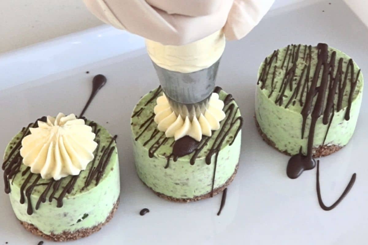 Mini Mint Chocolate Chip Cheesecakes Cupcake Savvy