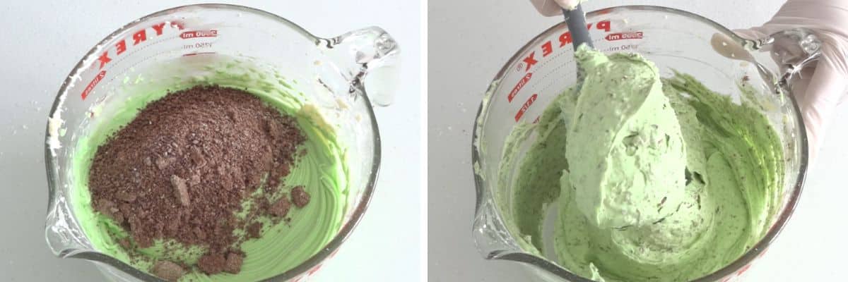 Mint Chocolate Chip Mini Cheesecakes Cupcake Savvy (6)