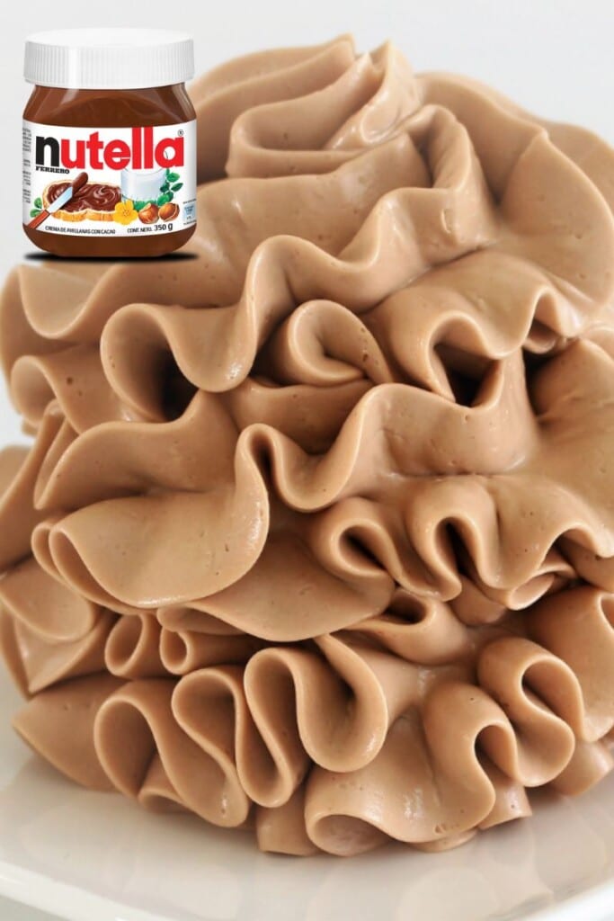 Nutella Buttercream Cupcake Savvy