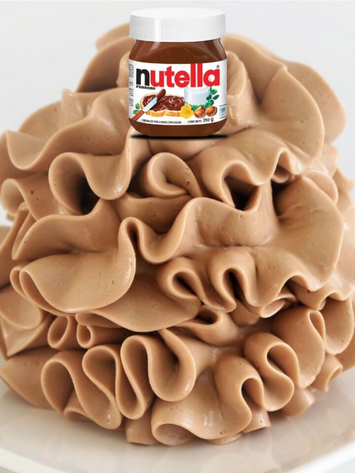 Nutella Condensed Milk Buttercream Cupcake Savvy