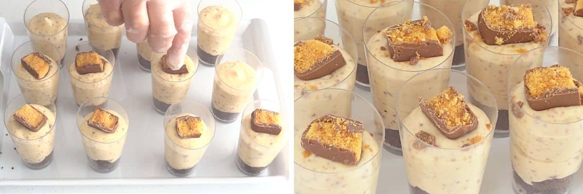 Honeycomb Mousse Dessert Cups Cupcake Savvy (8)