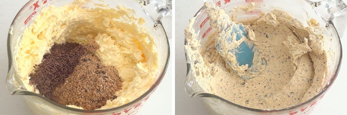 buttercream frosting in a bowl, ready for piping