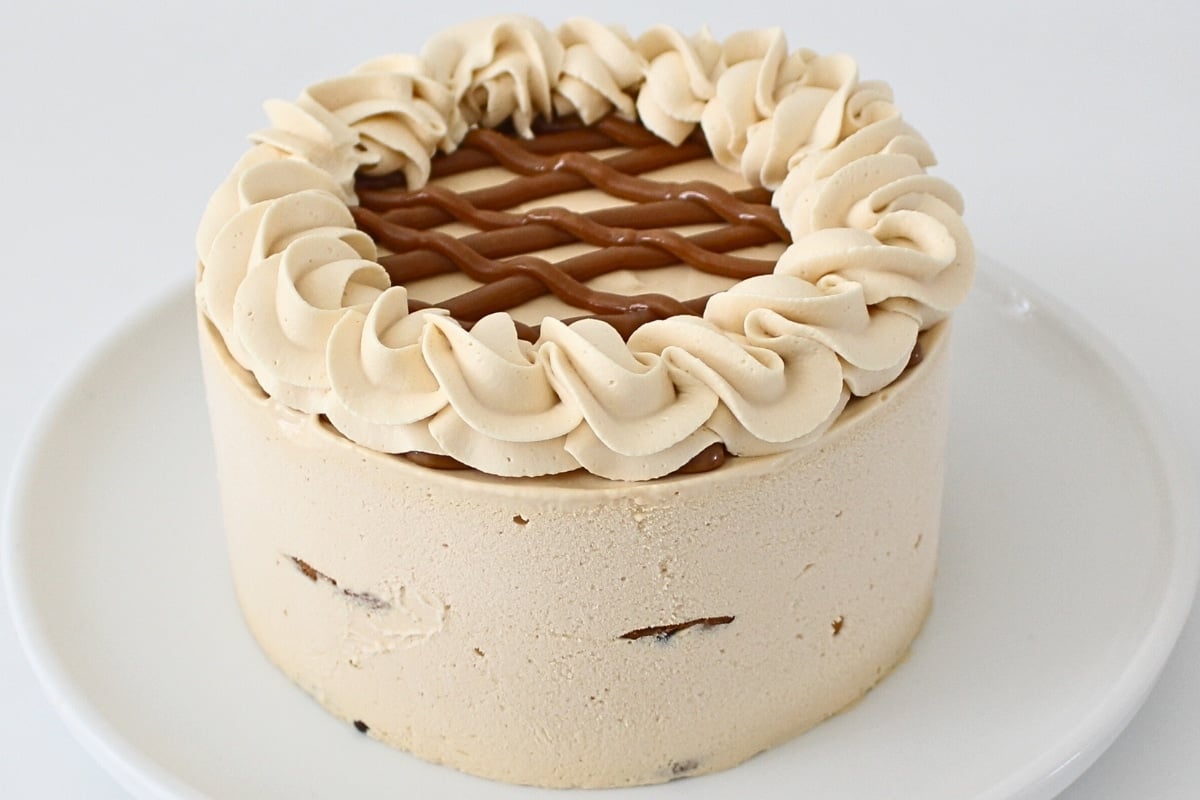 Dulce de Leche Ice Cream Cake Cupcake Savvy (1)