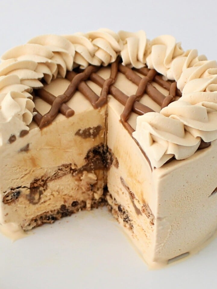Dulce de leche Ice Cream Cake Cupcake Savvy