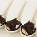 Peanut Butter and Chocolate Cheesecake Tasting Spoons Cupcake Savvy