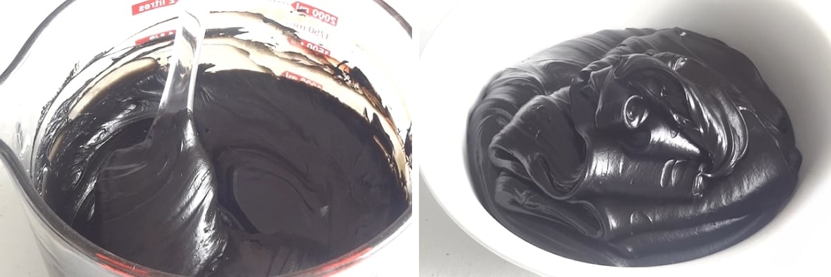Black Chocolate Ganache Making Cupcake Savvy (4)