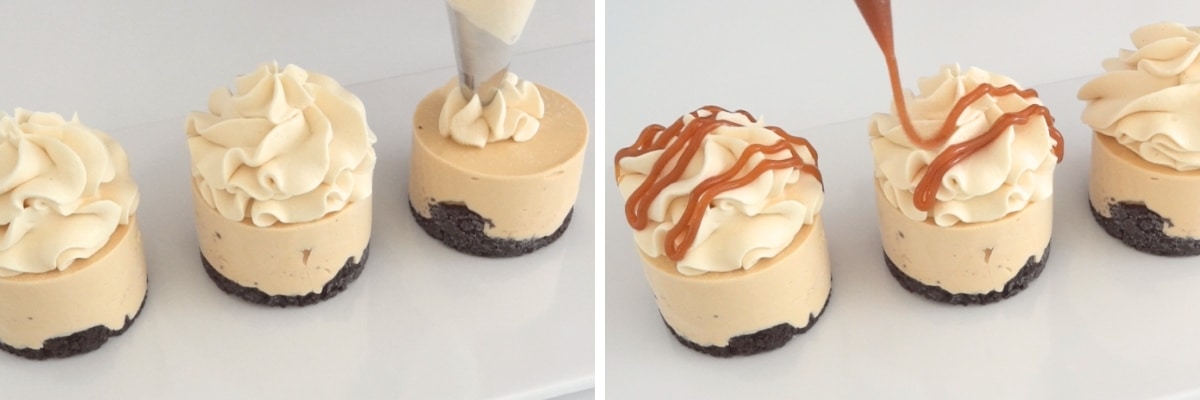 Mini Caramel Cheesecakes Cupcake Savvy (8)