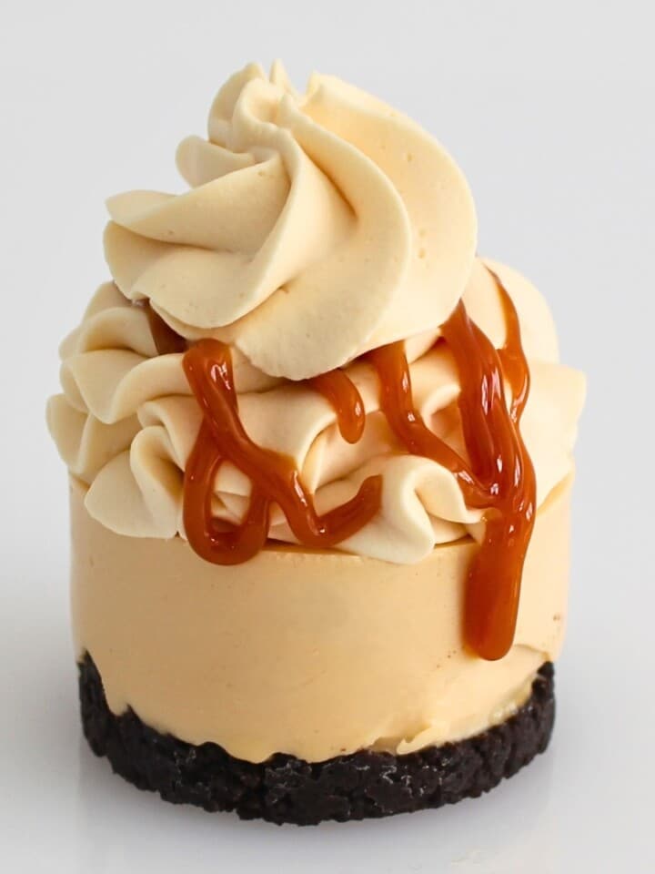 Mini Caramel Chesecakes Cupcake Savvy 1