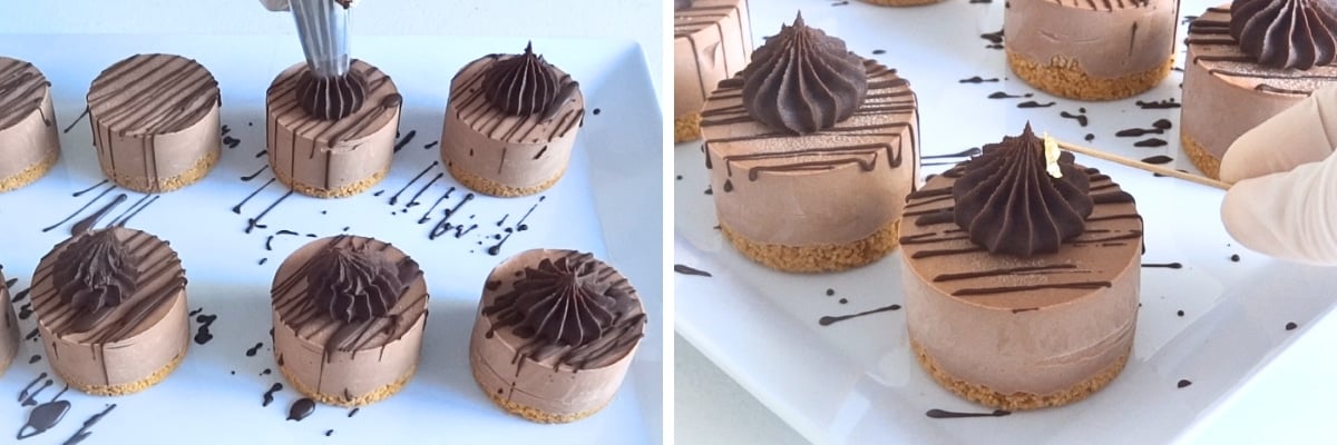 Mini Chocolate Cheesecakes Cupcake Savvy (12)