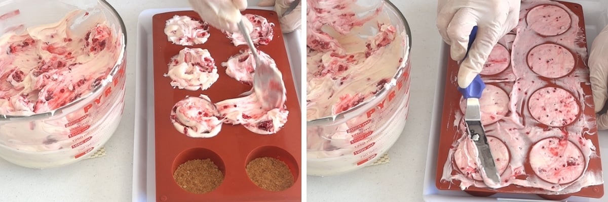 Raspberry Cheesecakes with White Chocolate Cupcake Savvy (8)