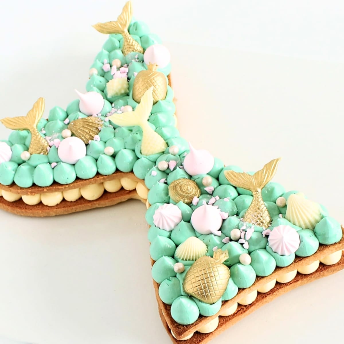 Mermaid Cookie Cake Cupcake Savvy