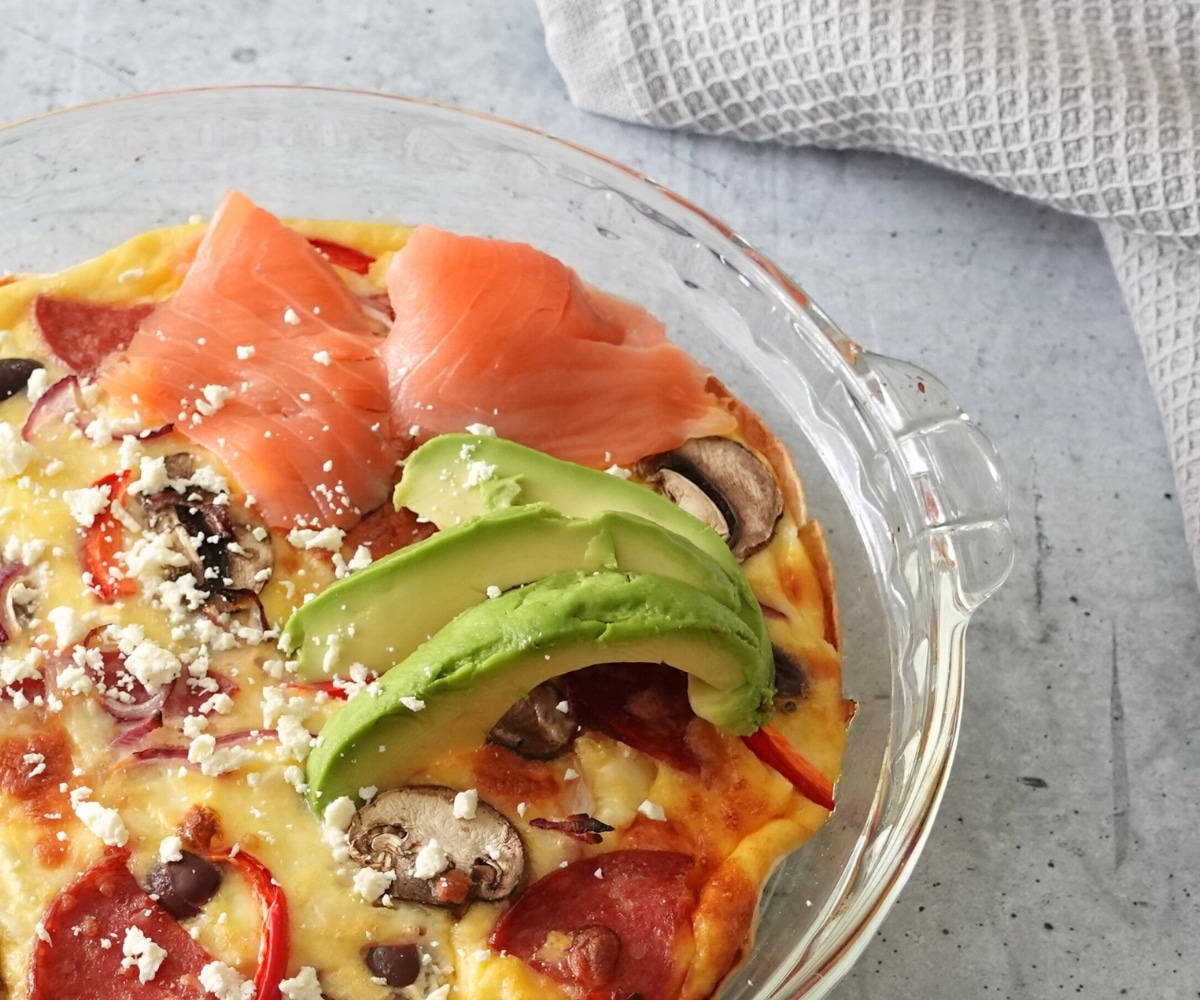High Protein Tortilla Quiche Cottage Cheese Cupcake Savvy (1)