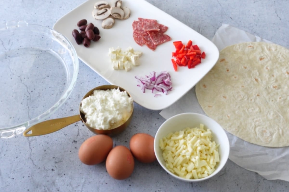 Ingredients High Protein Tortilla Quiche Cottage Cheese Cupcake Savvy